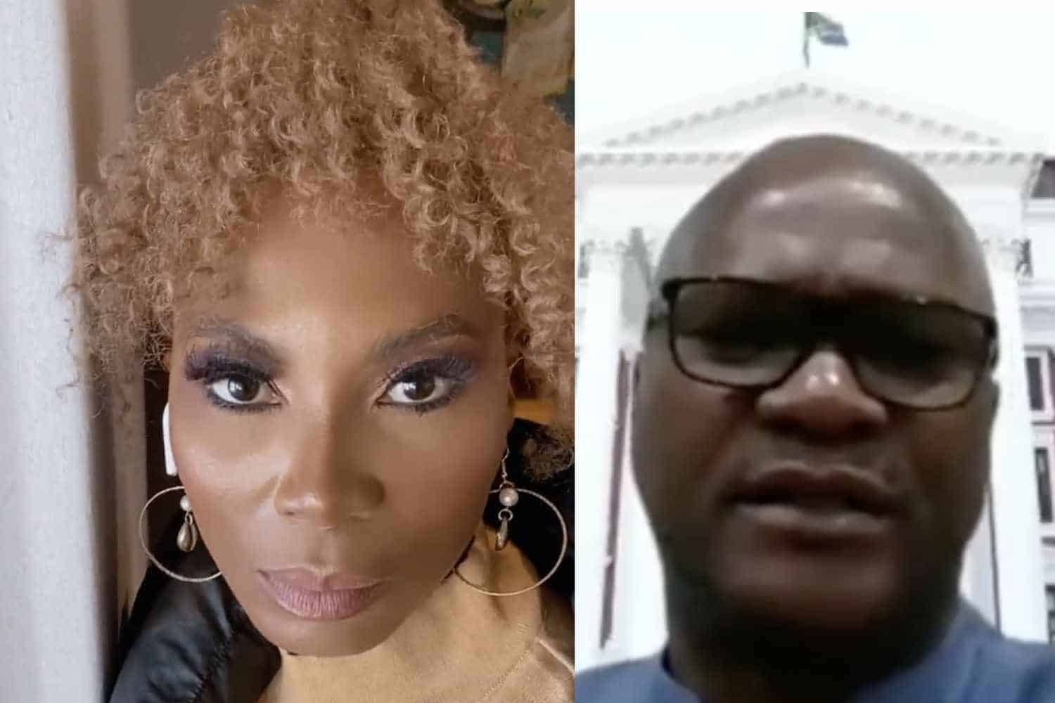 penny lebyane Nathi mthethwa r22 million flag