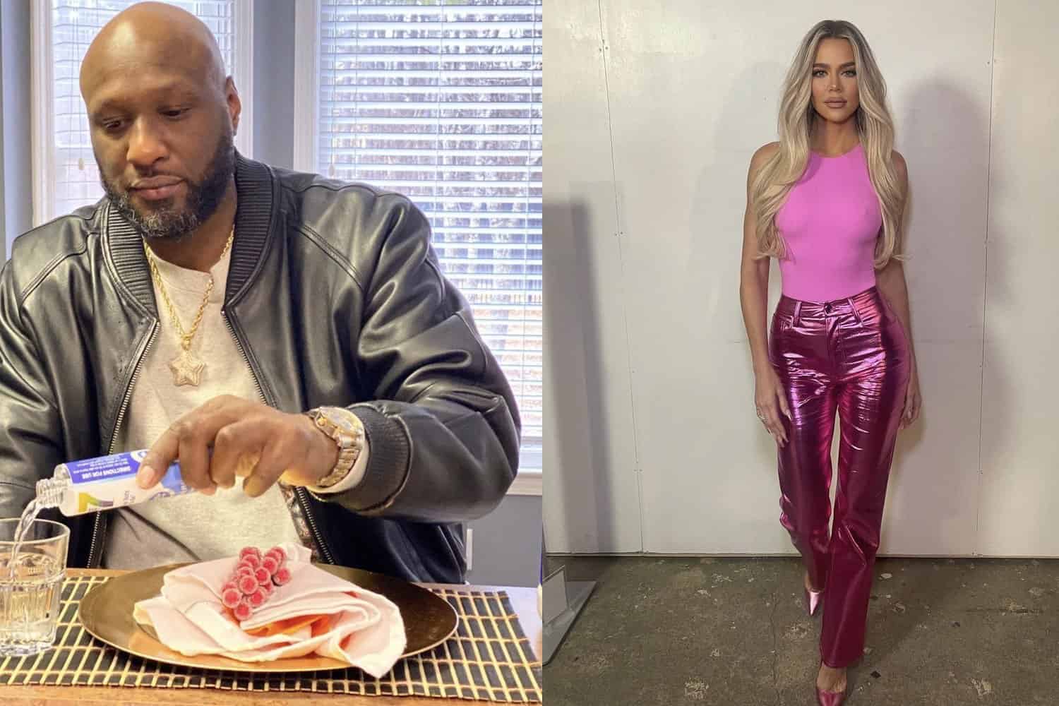 Lamar Odom and Khloe Kardashian