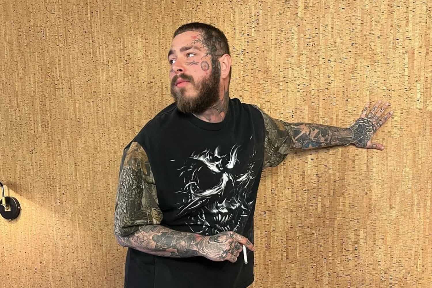 Post Malone bruises ribs after falling during performance
