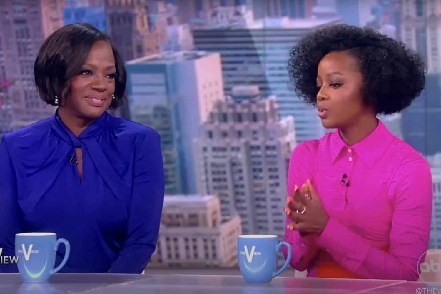 thuso mbedu viola Davis the view the woman king