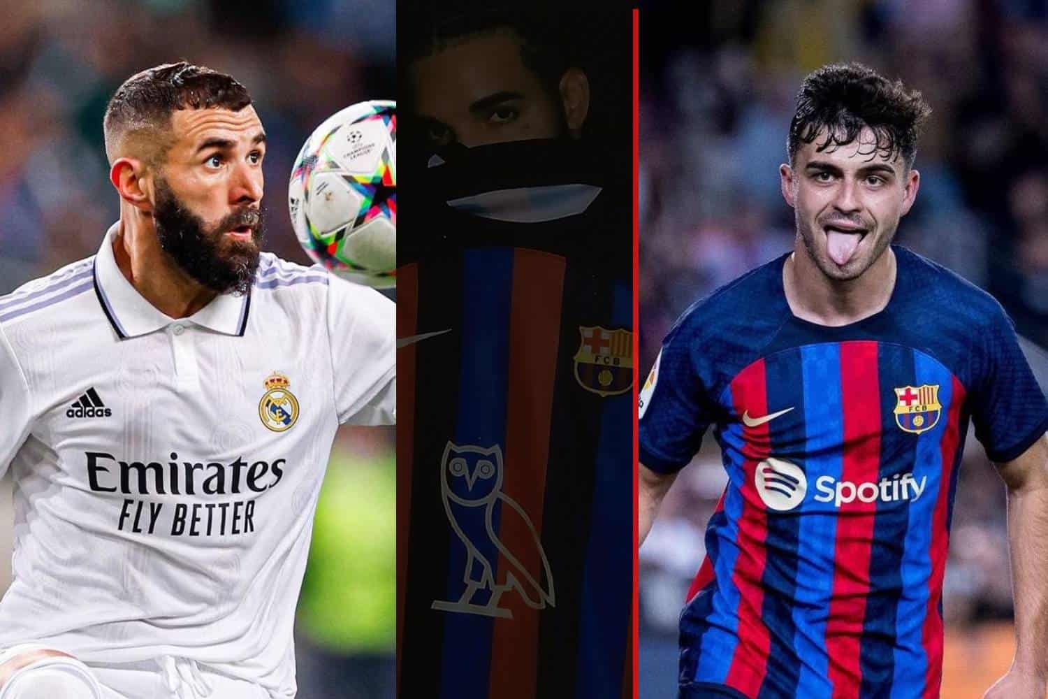 real madrid Barcelona fc el clasico drake ovo logo