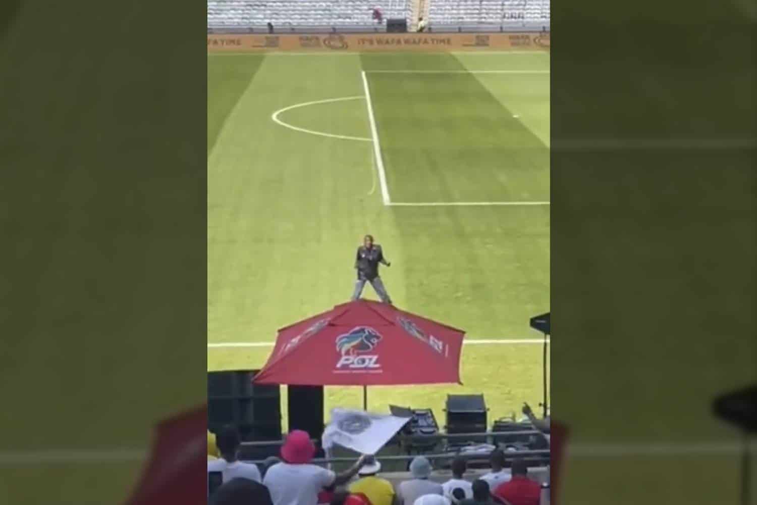 police saps Orlando stadium drunk dance video