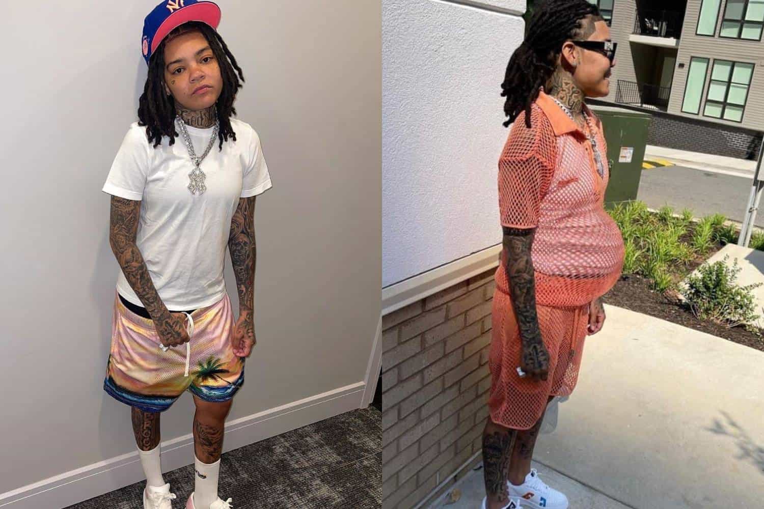 young ma pregnancy fake