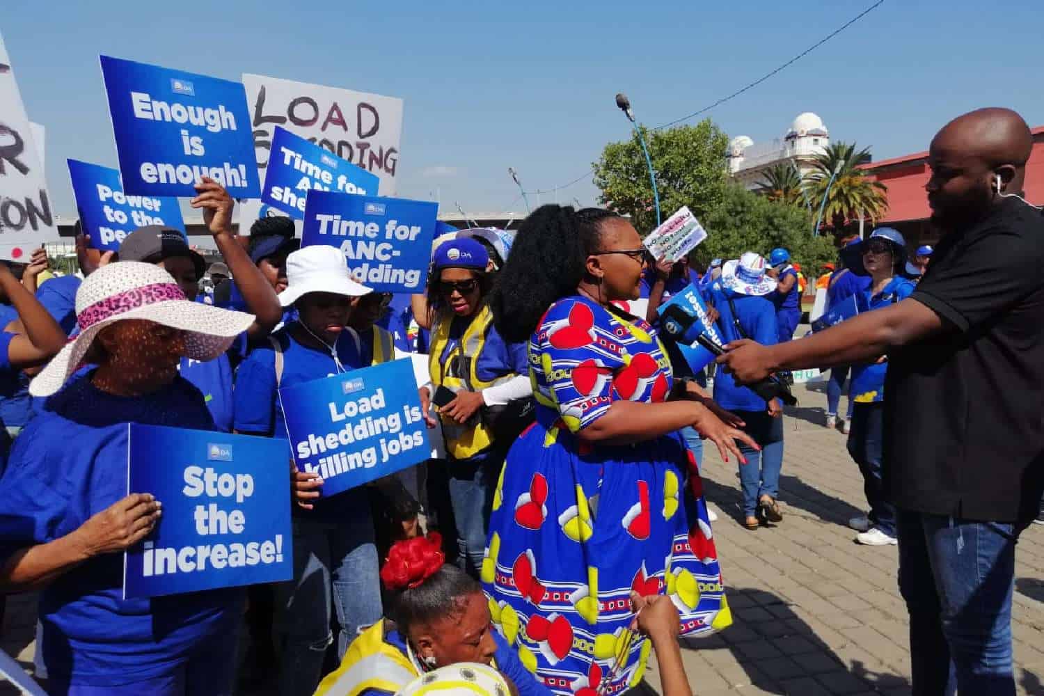 da march Luthuli house road closures