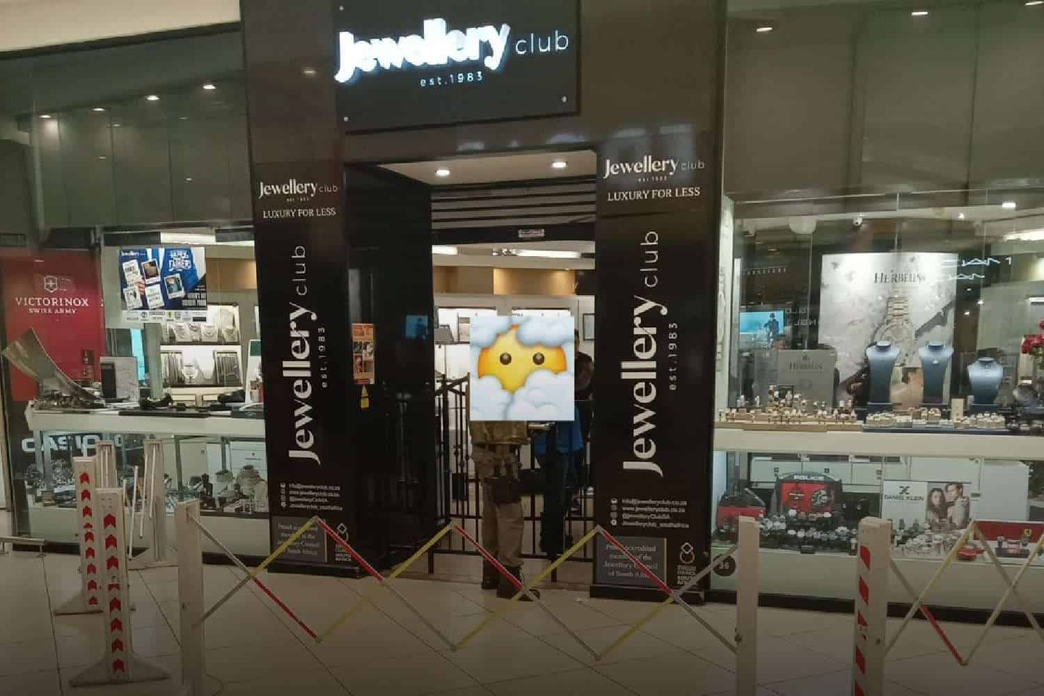 east rand mall robbery jewellery store caught on cctv