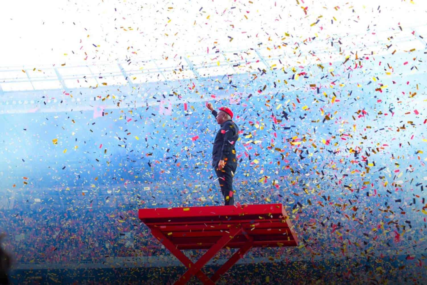 Julius malema eff 10th-anniversary rally 2024 elections