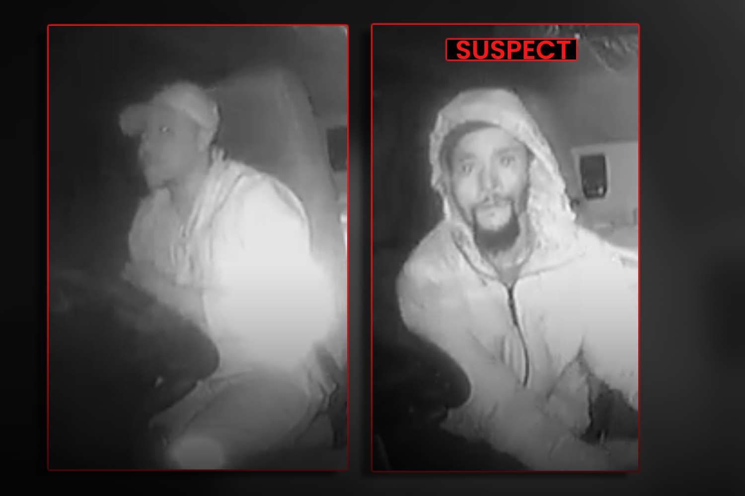 truck attacks cctv