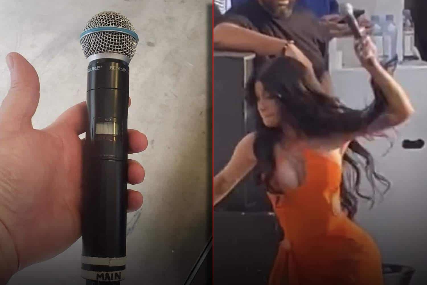 cardi b microphone Las Vegas fan auction r1 million