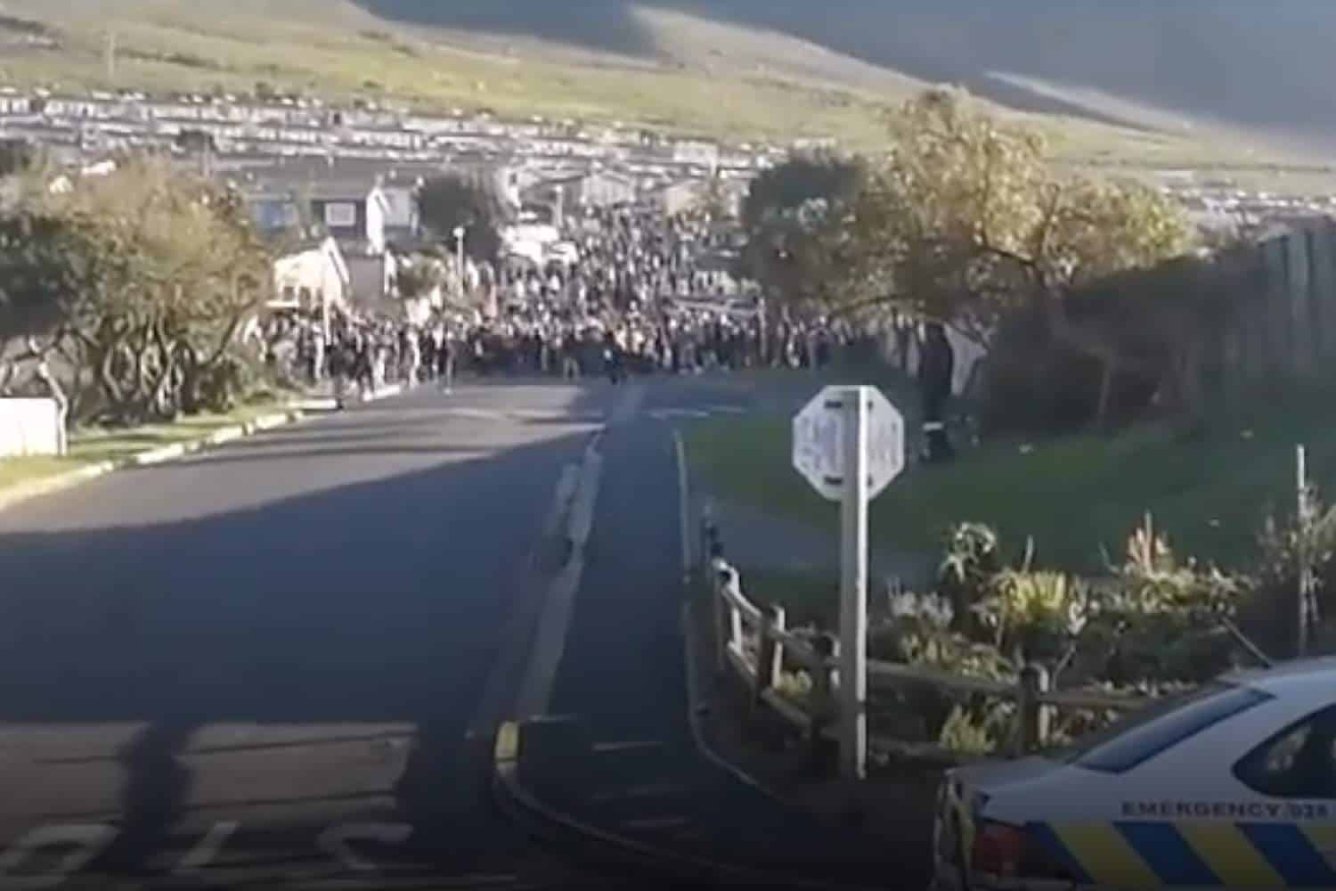 Kleinmond protests traffic updates road closures Thursday 10 august 2023