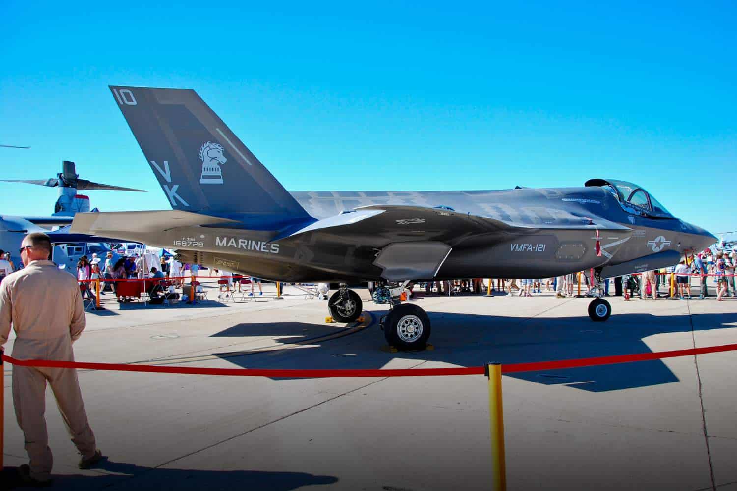 US F-35B fighter jet missing