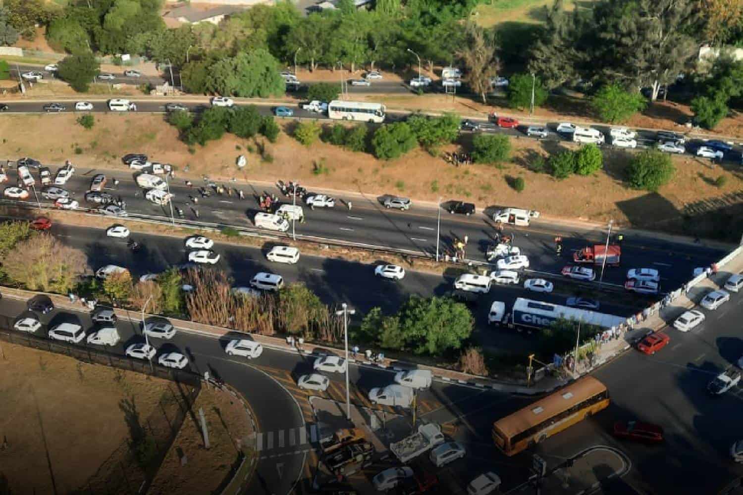 m1 highway crash
