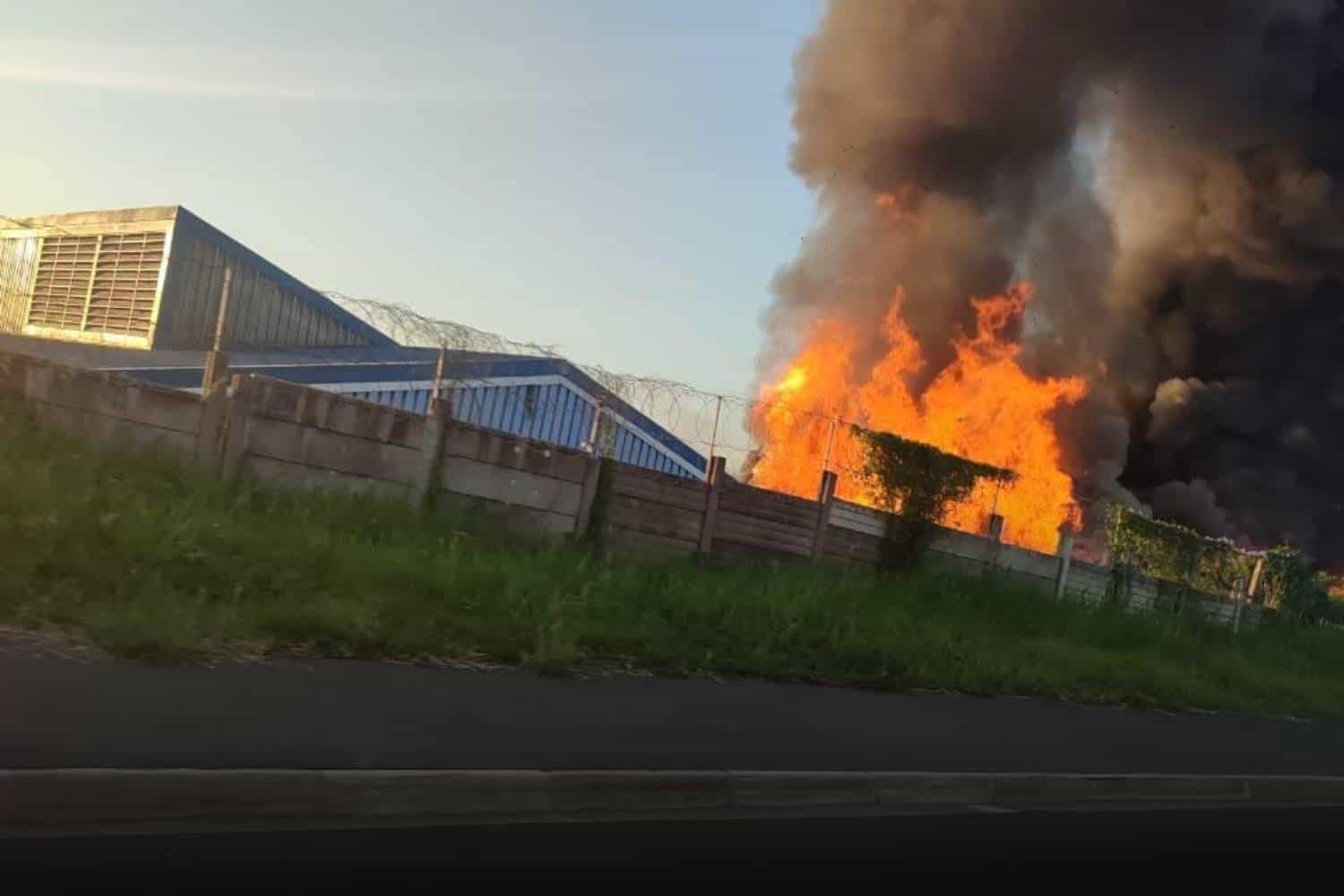 phoenix industrial park fire video