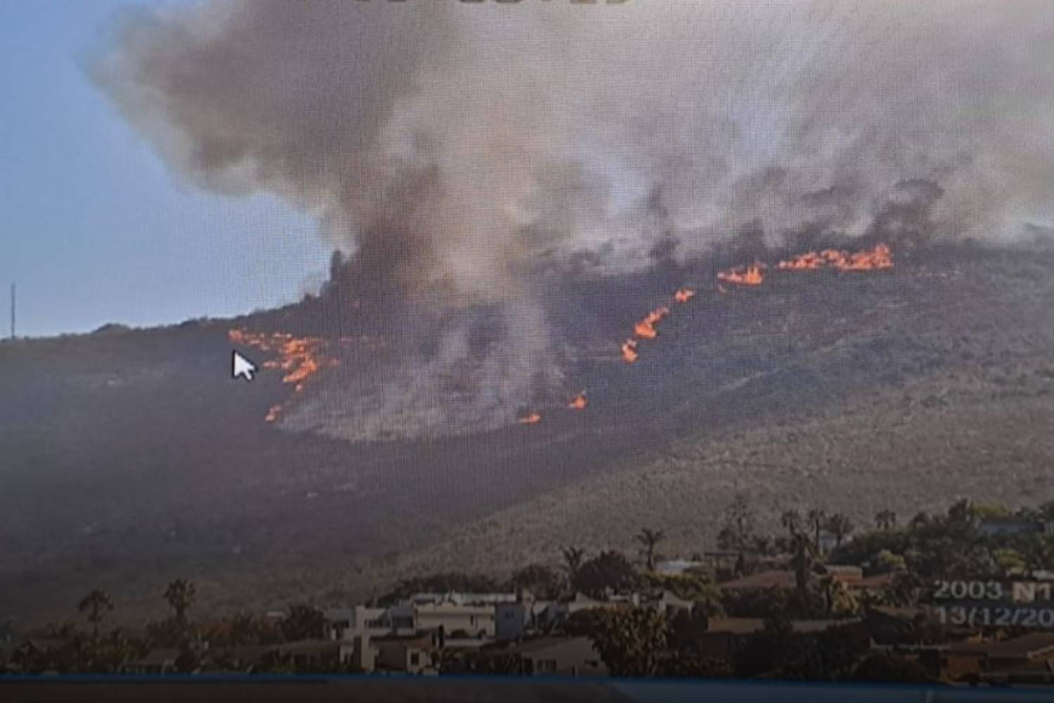 tygerberg hills fire residents evacuated