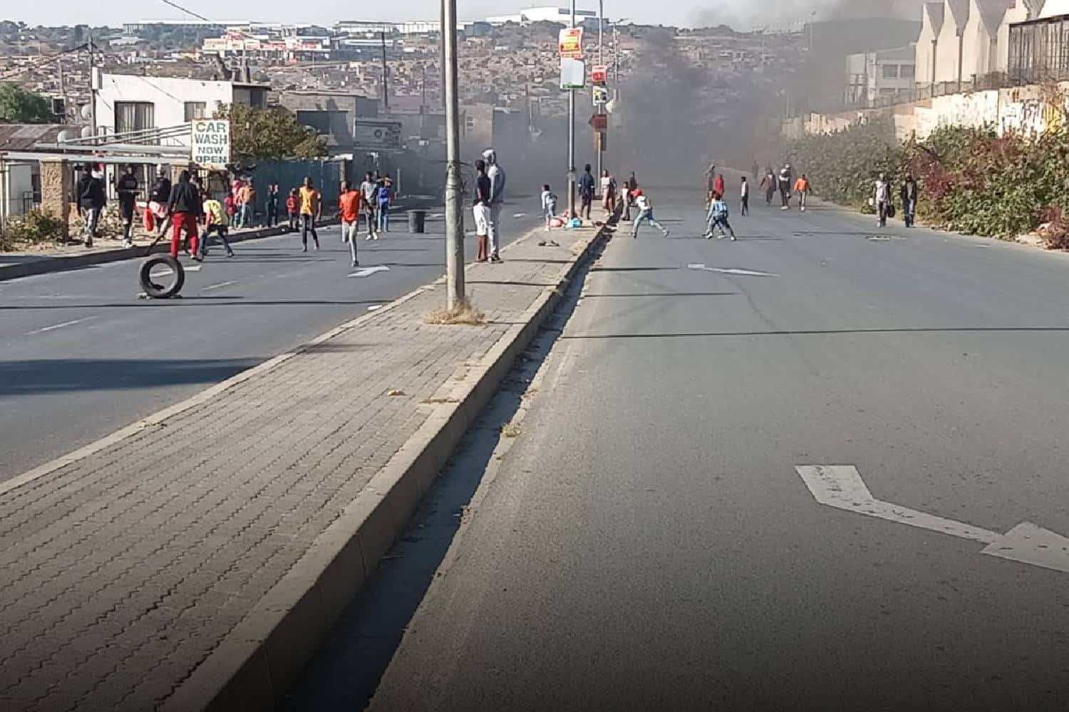 Alexandra protests