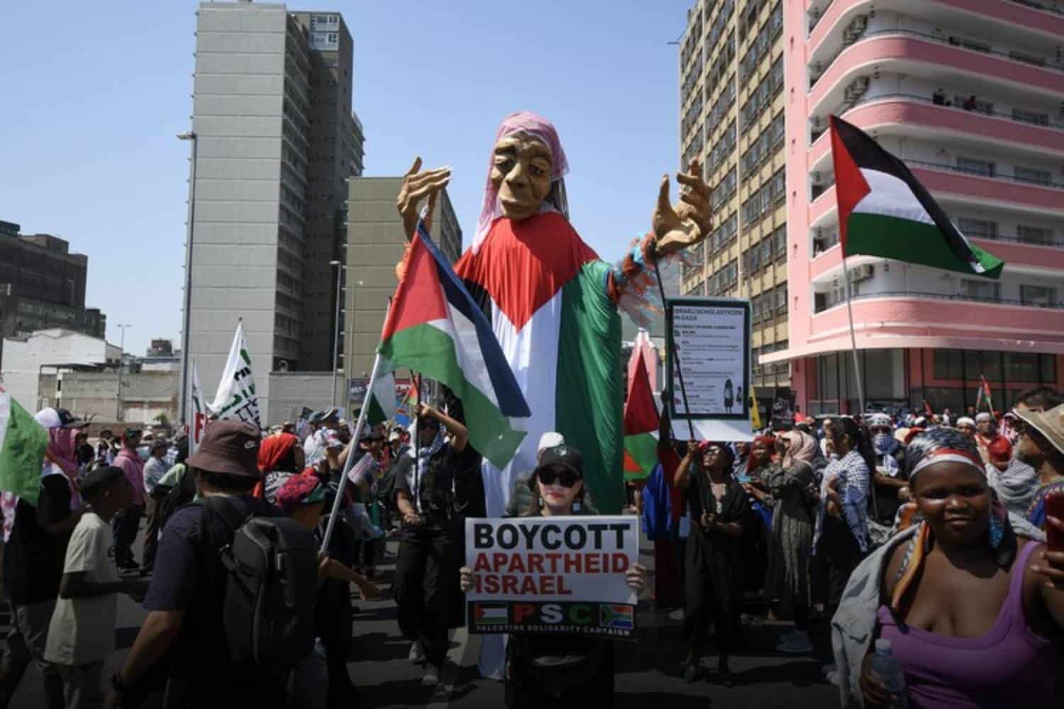 palestine protest Cape Town today