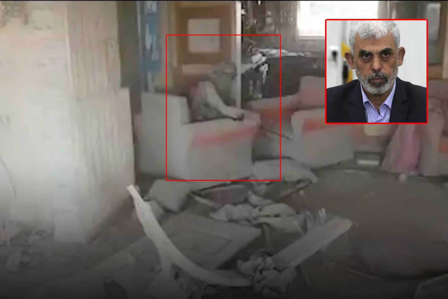 yahya sinwar drone footage
