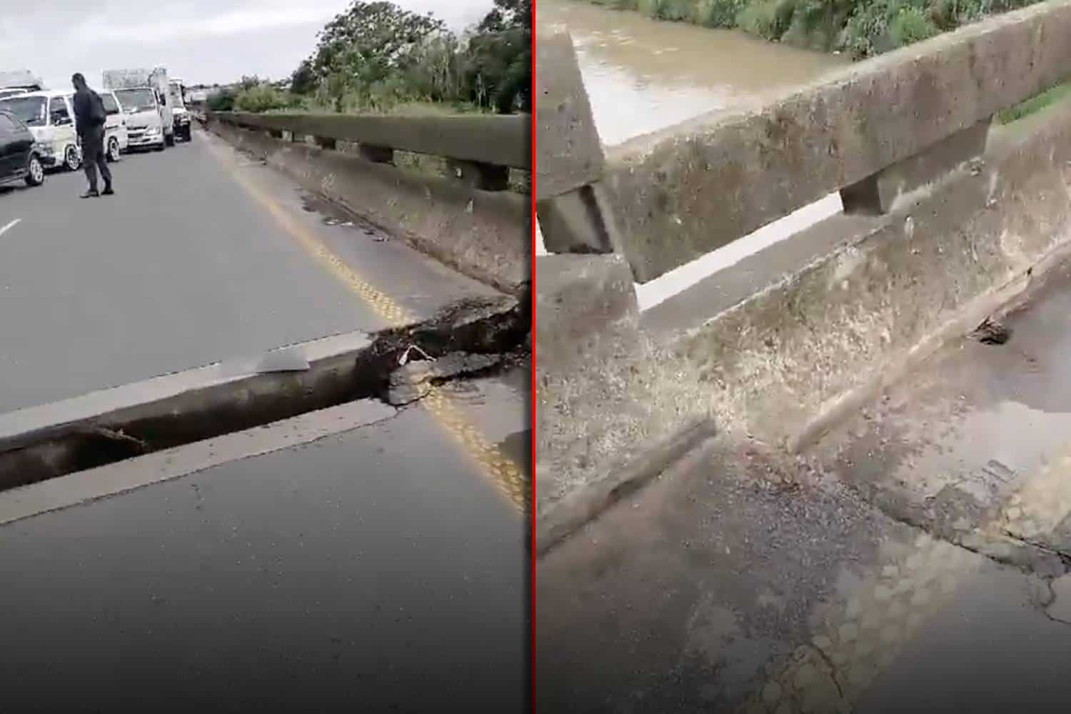 Ezimbokodweni River Bridge collapse