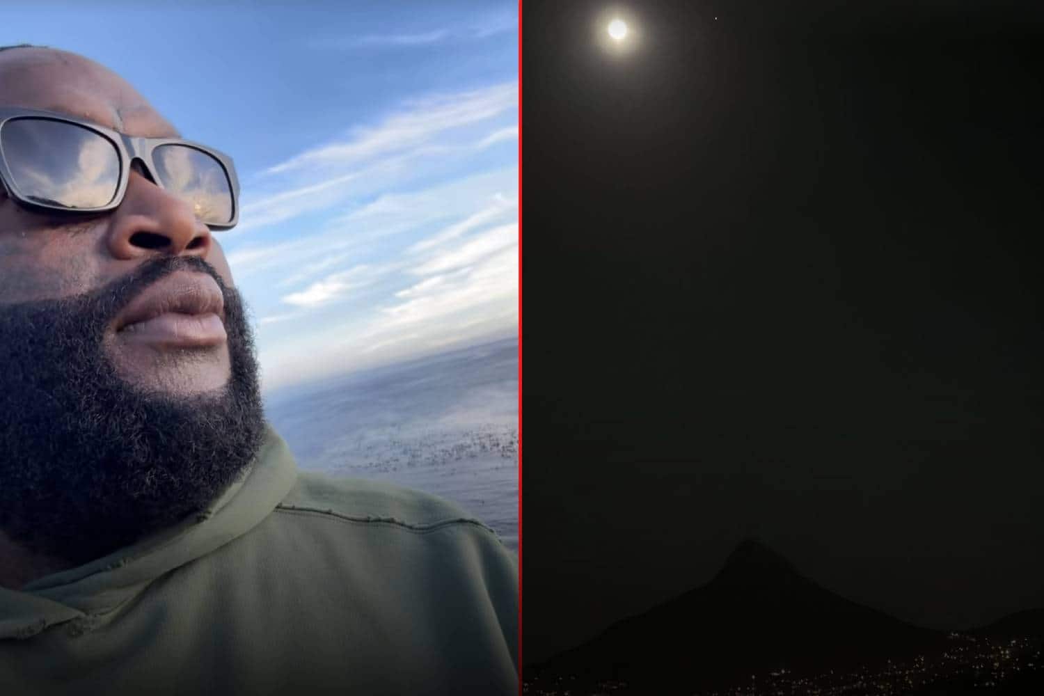 rick ross in Cape Town whale spotting video