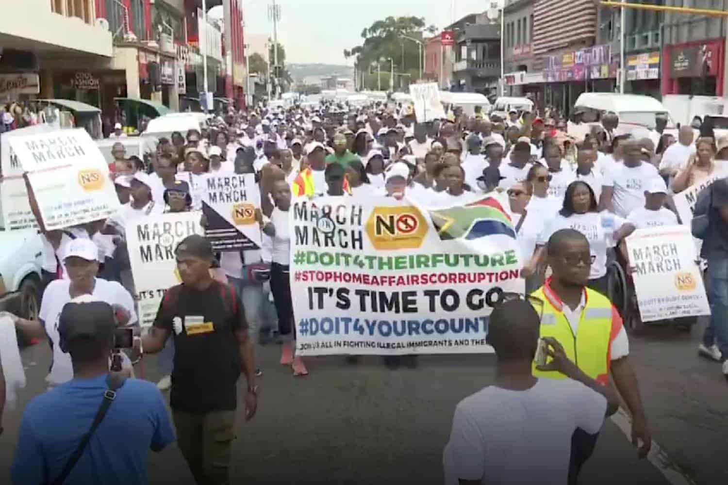 durban city hall protests