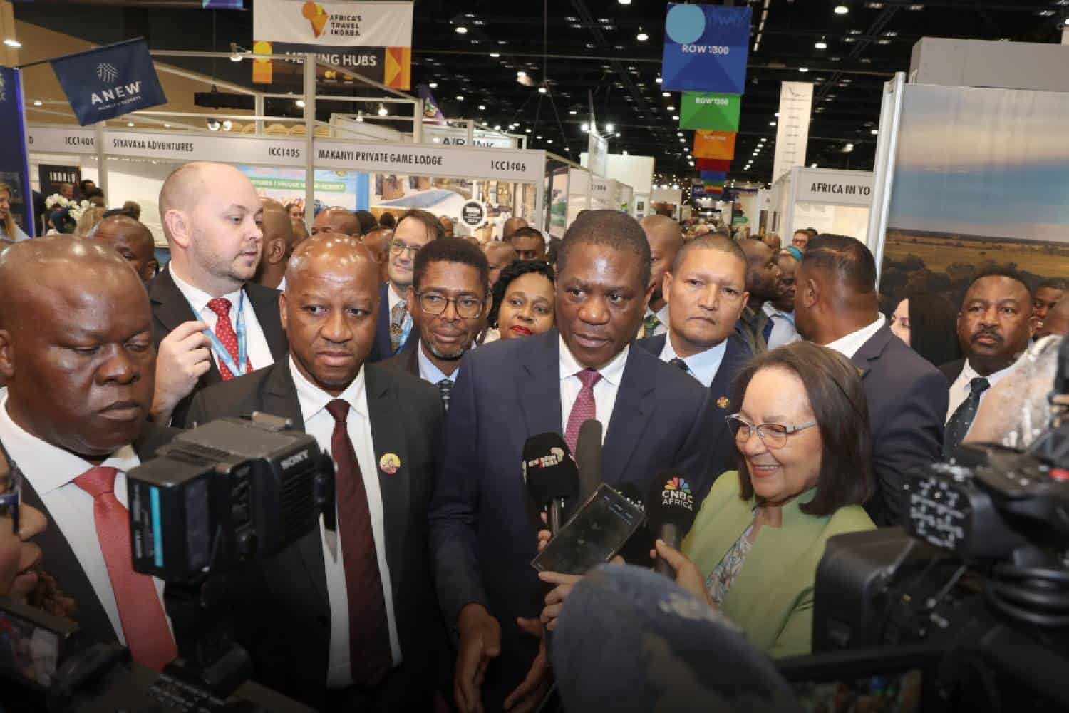 africa travel indaba day 2 Paul masohatile next to Patricia de lille