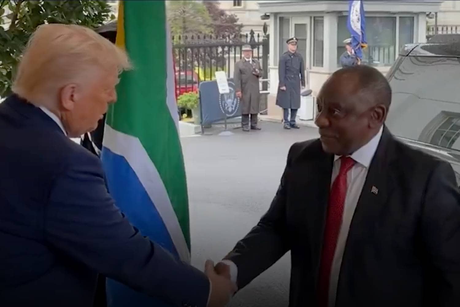 Donald trump Cyril ramaphosa