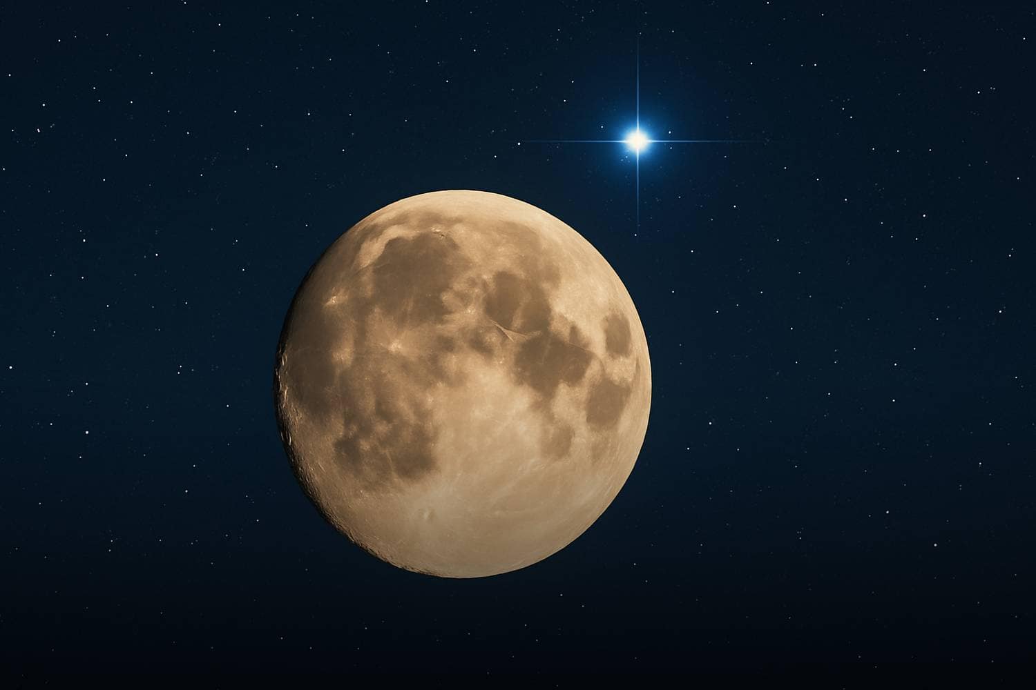 moon meets regulus