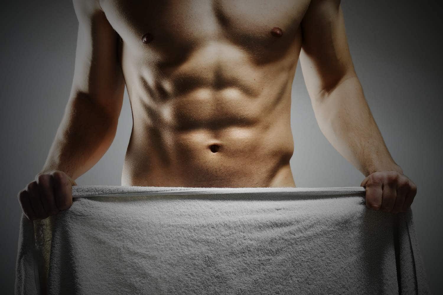 man with six-pack abs