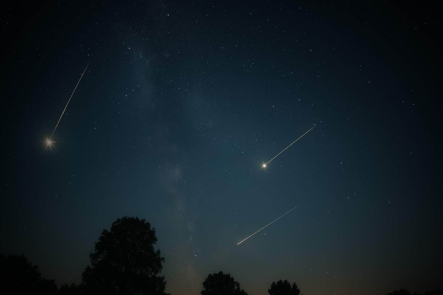 Perseid meteor shower peak