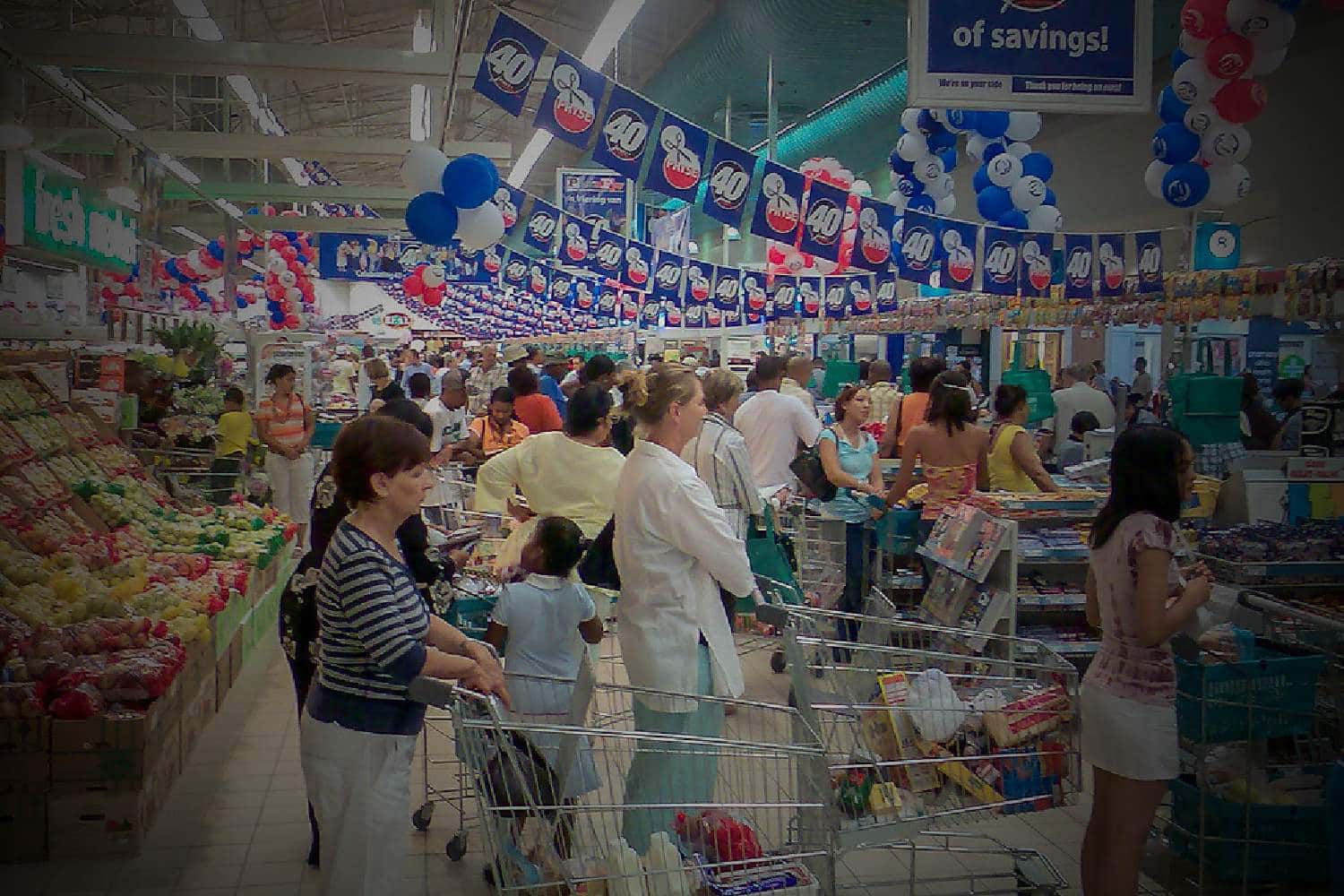 supermarket in South Africa inflation