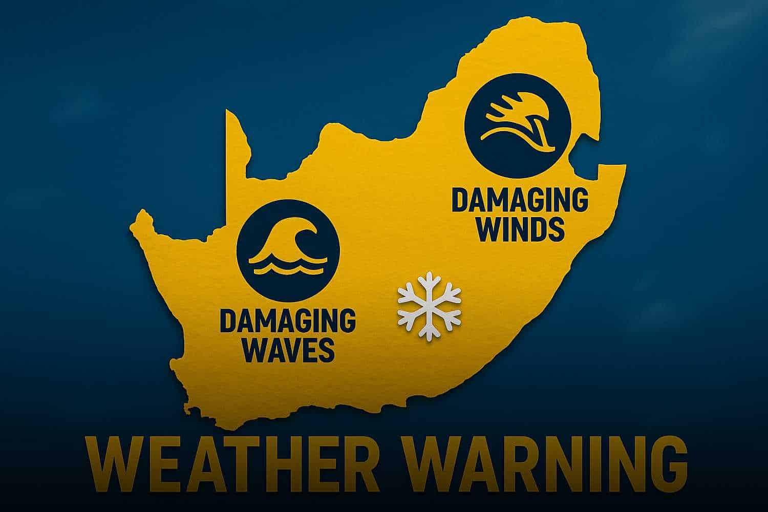 South Africa weather warnings today 12 August 2025