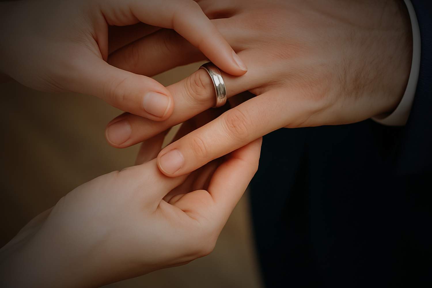 husband wife wedding ring