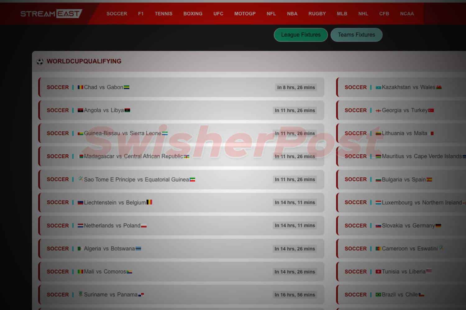 streameast live site
