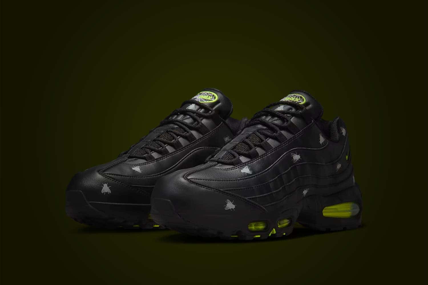nike sneakers air max 95 neon yellow and black